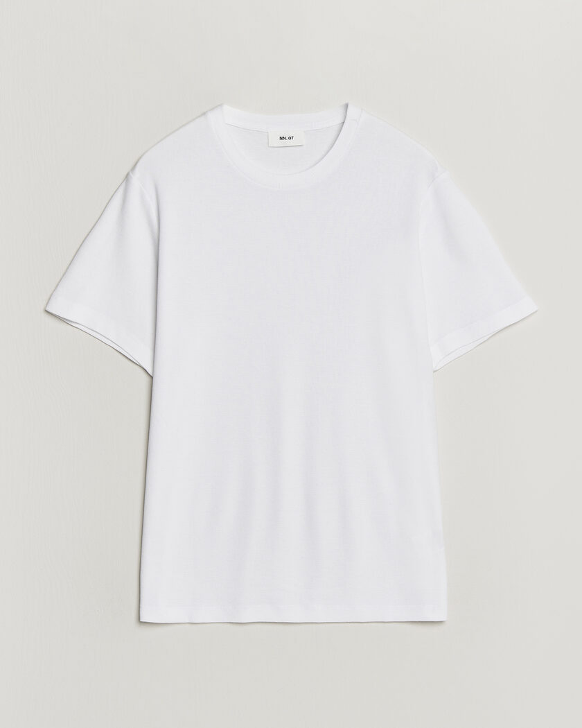 NN07 Clive Crew Neck T-Shirt White – Hvit
