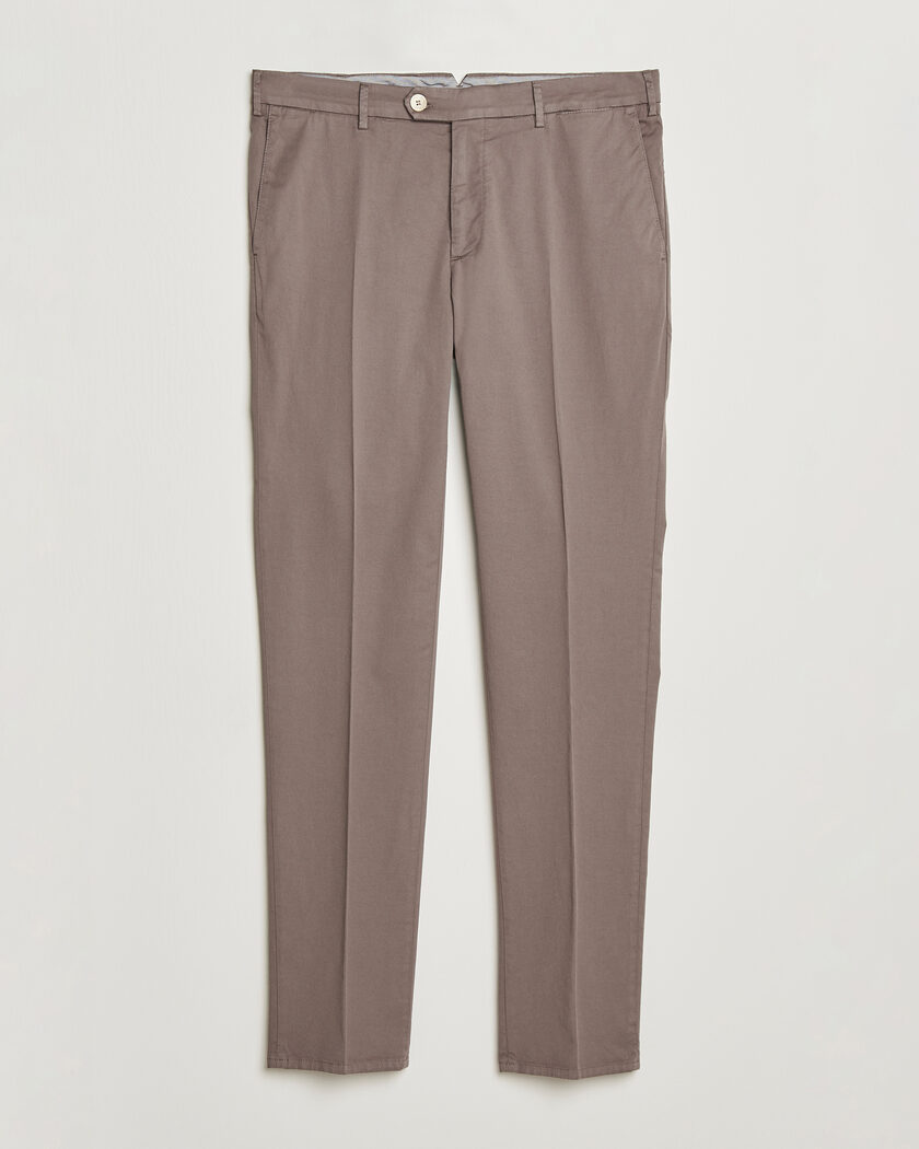 Brunello Cucinelli Slim Fit Chinos Brown – Brun