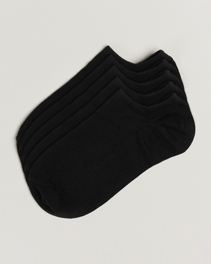 Bread & Boxers 5-Pack Ankle Sock Black – Svart
