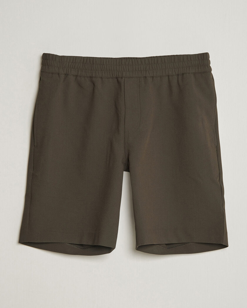 Samsøe Samsøe Smith Drawstring Shorts Black Olive – Grå