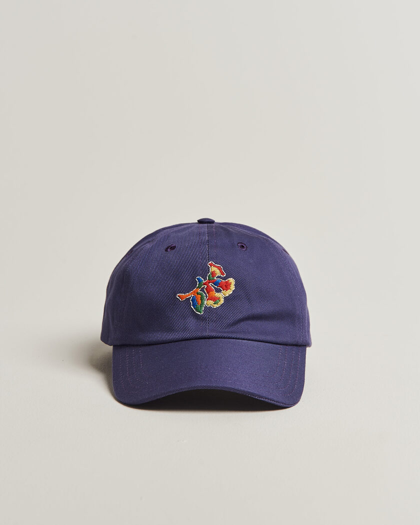 Drake's Tapisserie Twill Baseball Cap Blue – Blå