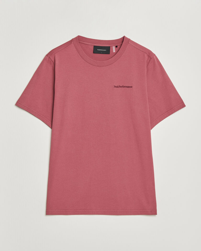 Peak Performance Original Crew Neck T-Shirt Wild Rouge – Rød