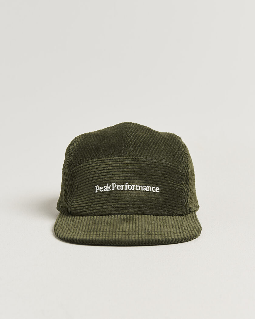 Peak Performance Cord Cap Pine Needle – Grønn