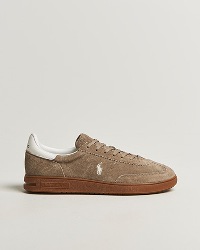 Polo Ralph Lauren Bedford Suede Sneakers Dirty Buck/White – Brun