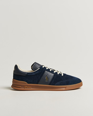 Polo Ralph Lauren Aera Suede Sneakers Hunter Navy – Blå