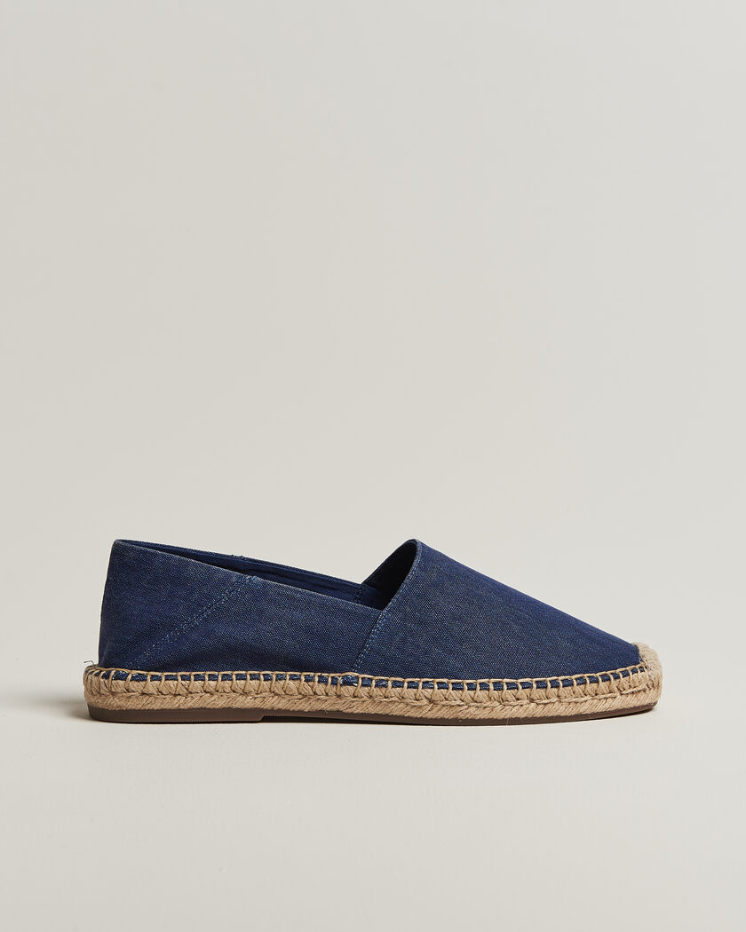  Polo Ralph Lauren Cevio Washed Canvas Espadrilles Navy – Blå