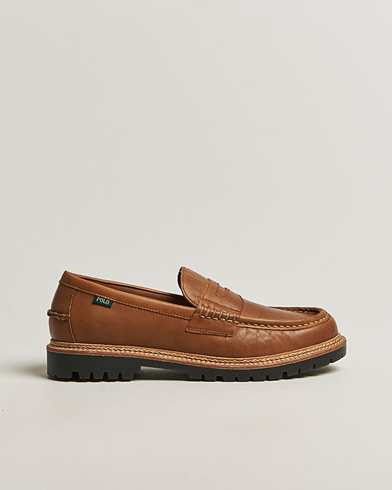 Polo Ralph Lauren Jett Penny Loafers Polo Tan – Brun