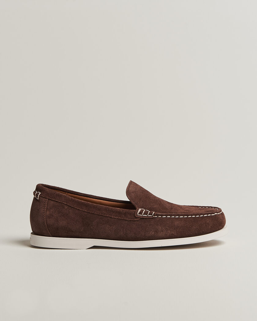 Polo Ralph Lauren Merton Casual Suede Loafers Dark Brown – Brun