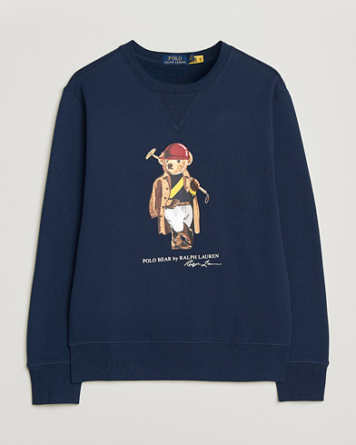 Polo Ralph Lauren Fleece Bear Sweatshirt Newport Navy – Blå