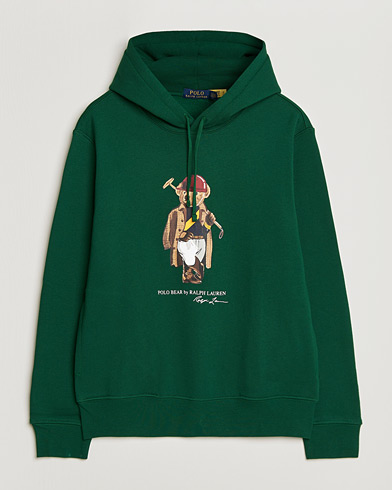 Polo Ralph Lauren Fleece Bear Hoodie New Forest – Grønn