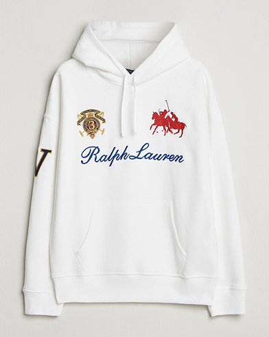 Polo Ralph Lauren Magic Fleece Logo Hoodie White – Hvit