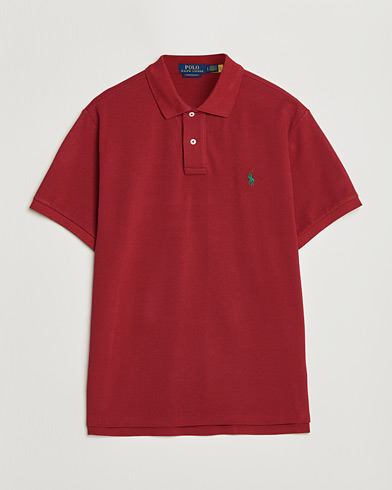 Polo Ralph Lauren Custom Slim Fit Polo Heritage Red – Rød