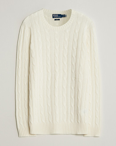 Polo Ralph Lauren Cashmere Sweater Cream – Hvit