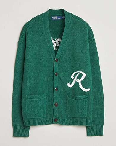 Polo Ralph Lauren Linen Blend Cardigan Bay Green – Grønn