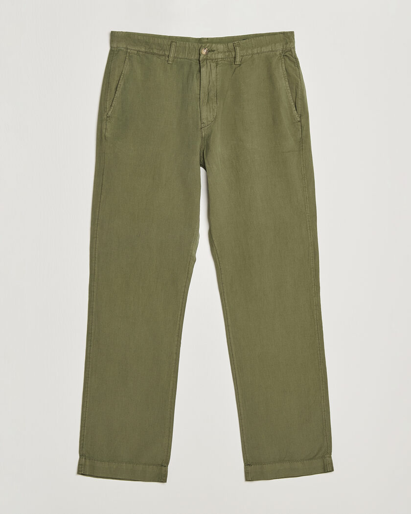 Polo Ralph Lauren Linen Cotton Pants Garden Trail – Grønn