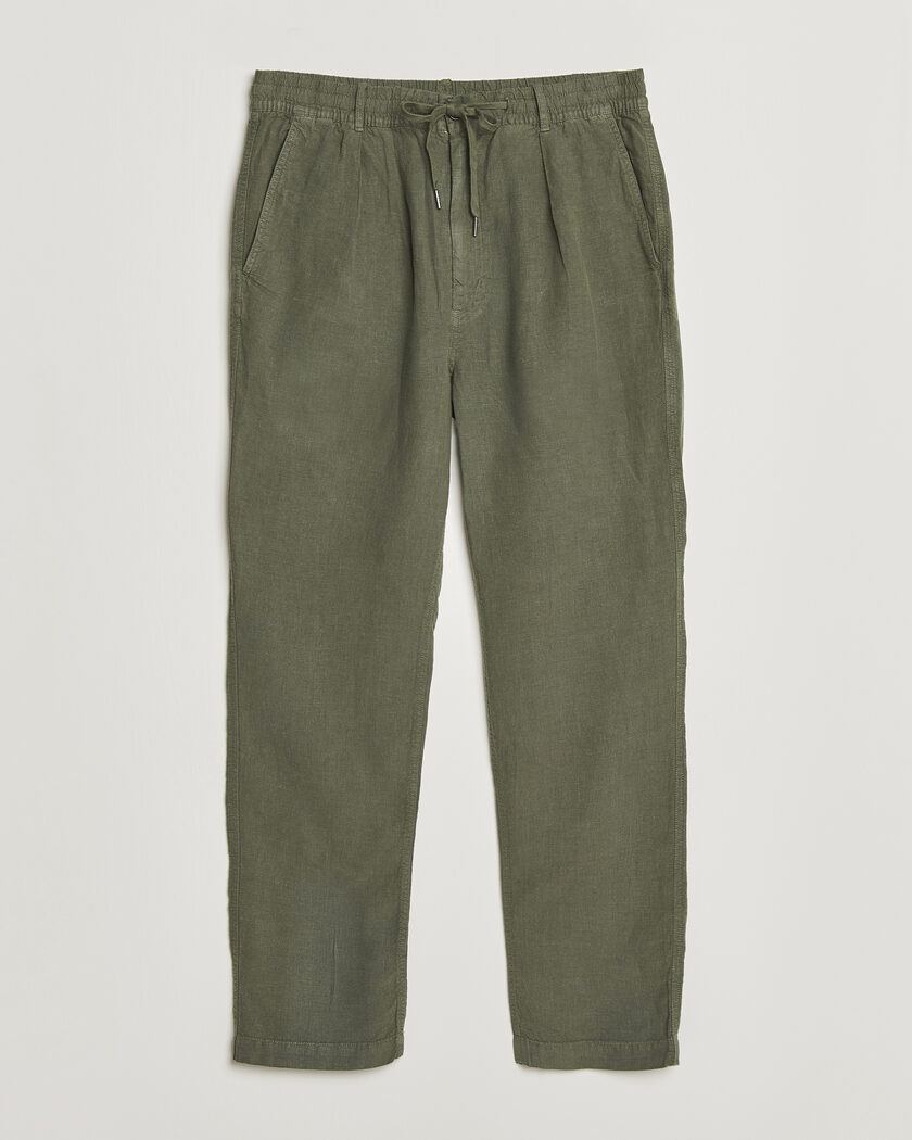Polo Ralph Lauren Prepster Linen Trousers New Olive – Grønn