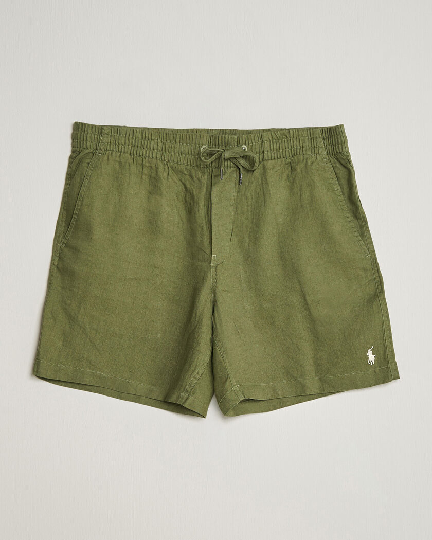 Polo Ralph Lauren Dyed Linen Shorts Garden Trail – Grønn