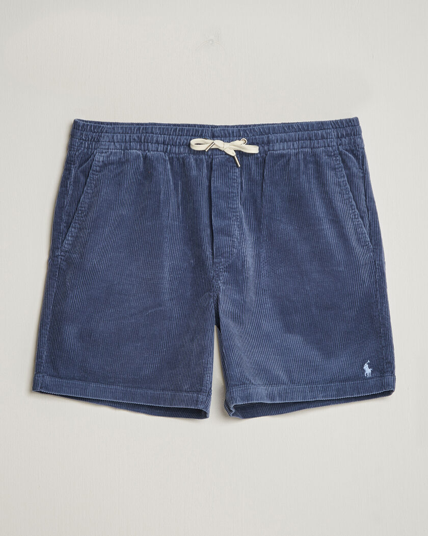 Polo Ralph Lauren Corduroy Shorts Boston Navy – Blå