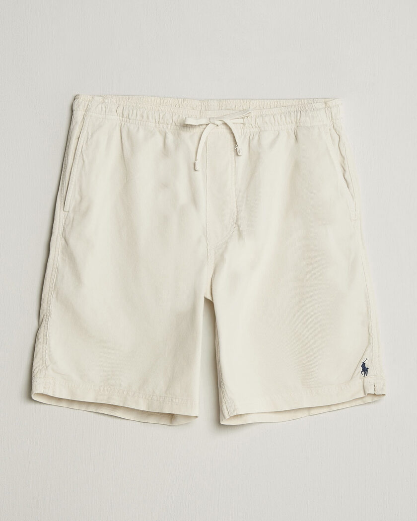 Polo Ralph Lauren Wale Cord Shorts Warm Cream – Hvit