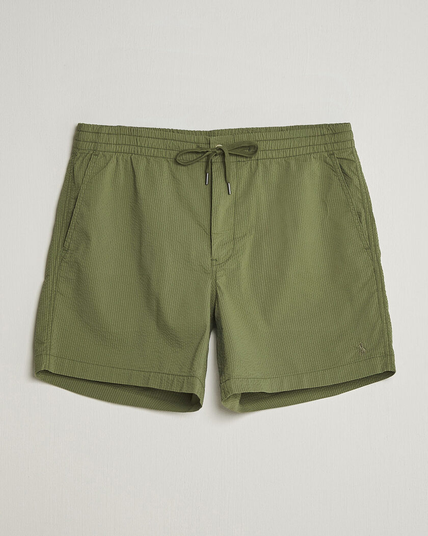 Polo Ralph Lauren Seersucker Shorts Supply Olive – Grønn