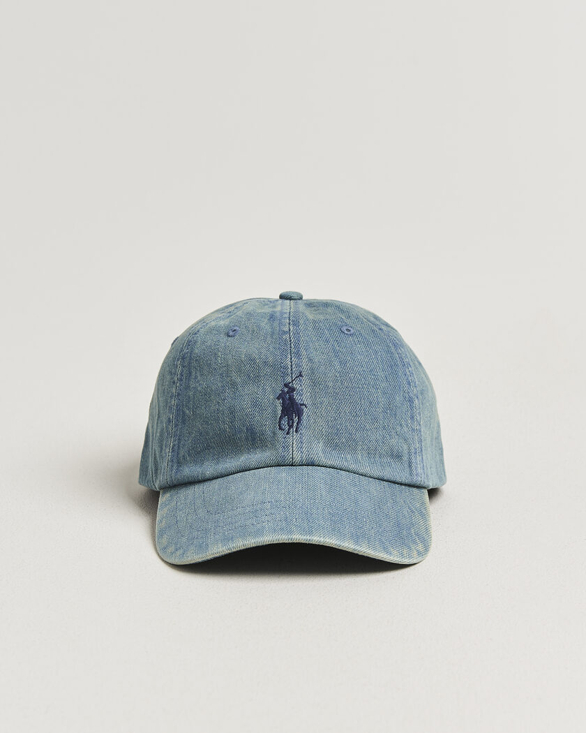 Polo Ralph Lauren Denim Cap Light Wash – Blå