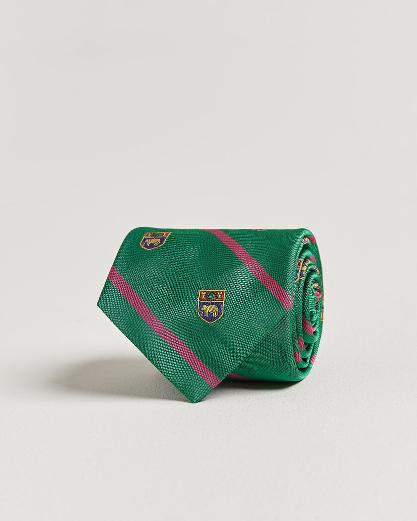 Polo Ralph Lauren Elephant Palm Club Tie Green – Grønn