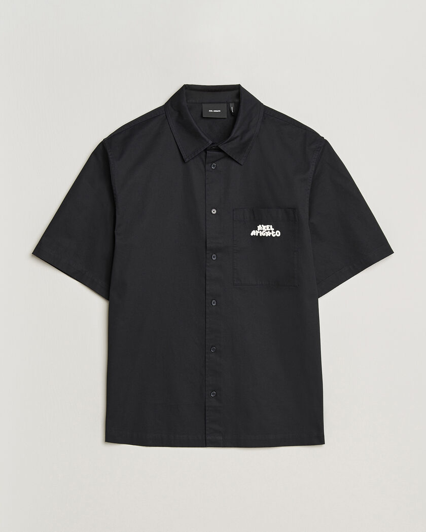 Axel Arigato Drew Short Sleeve Shirt Black – Svart