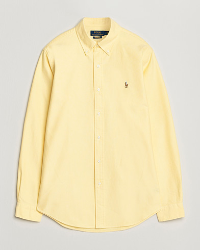 Polo Ralph Lauren Custom Fit Oxford Shirt Yellow – Gul