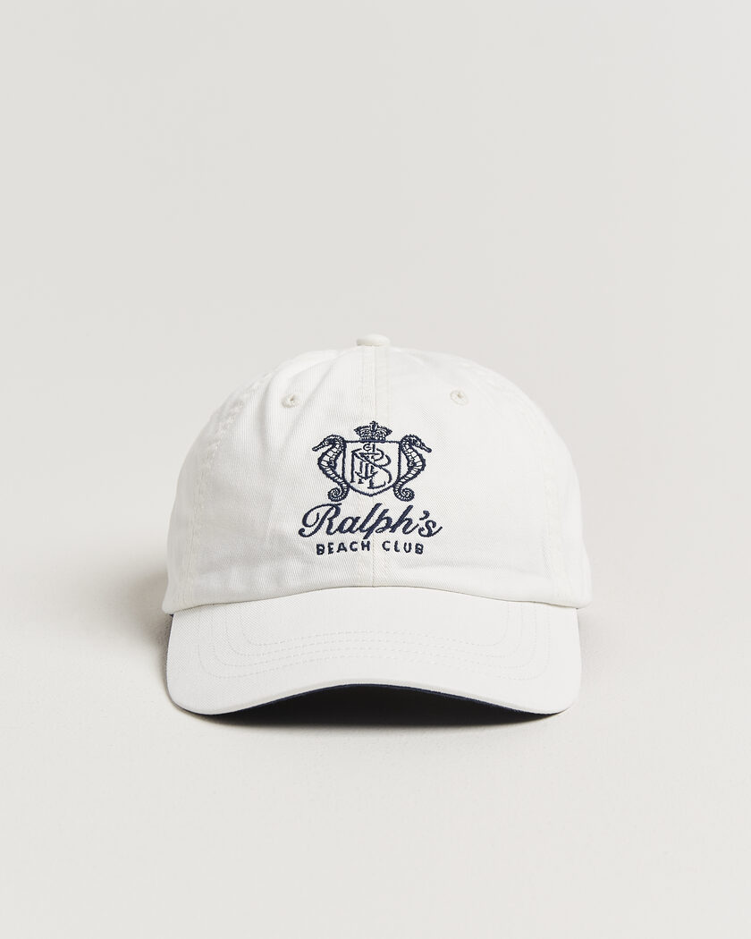 Polo Ralph Lauren Ralph's Beach Club Cap Clubhouse Cream – Hvit