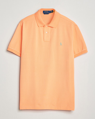 Polo Ralph Lauren Custom Slim Fit Polo Pompano Orange – Oransje