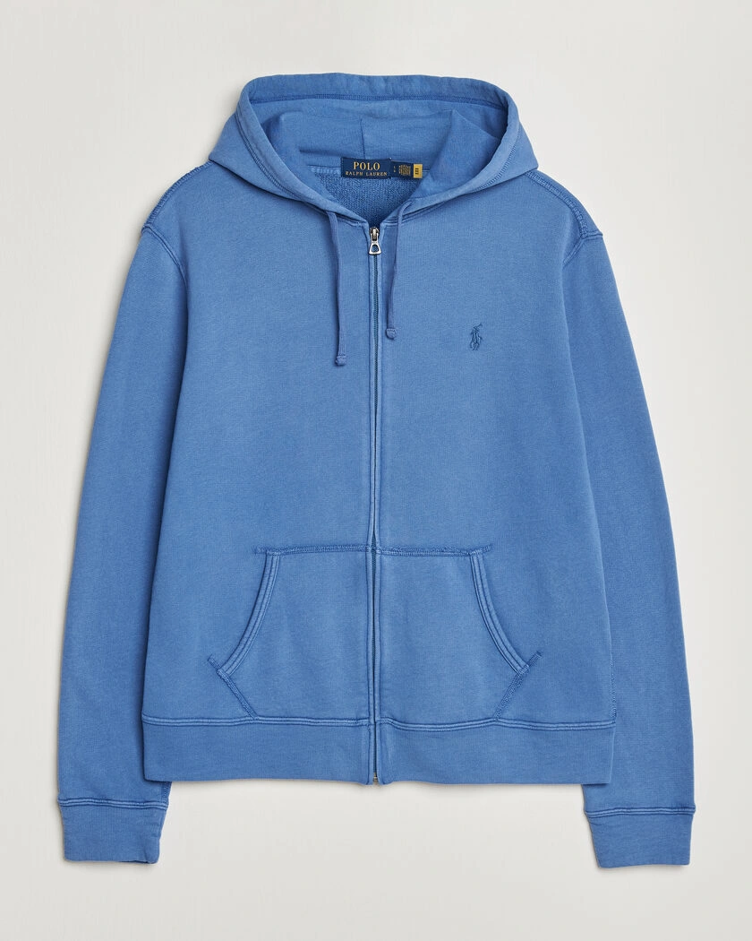 Polo Ralph Lauren Island Terry Full Zip Hoodie Modern Royal – Blå