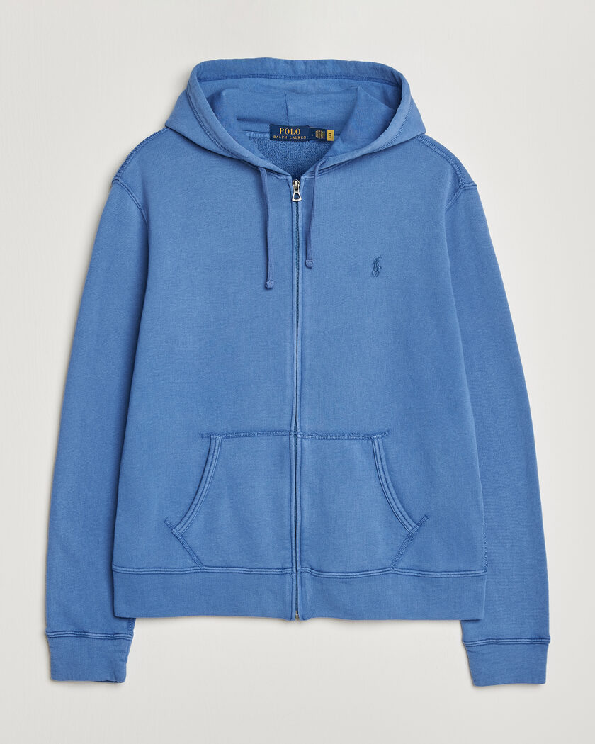 Polo Ralph Lauren Island Terry Full Zip Hoodie Modern Royal – Blå
