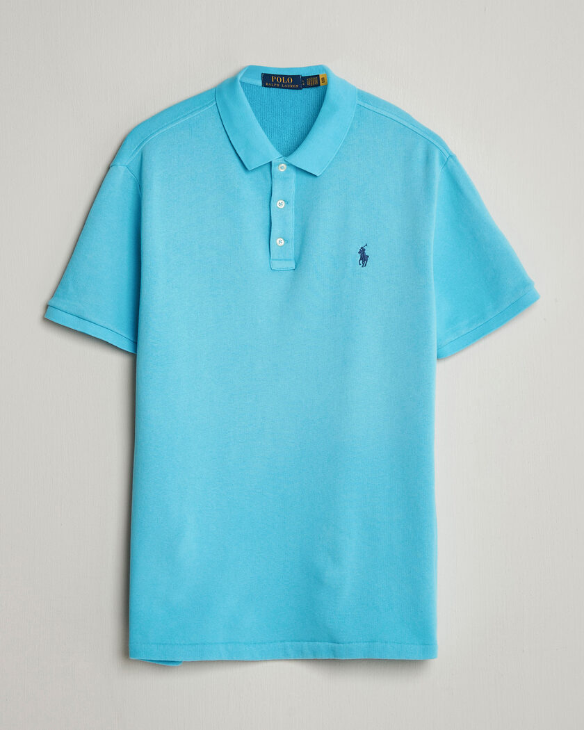 Polo Ralph Lauren Island Terry Polo Perfect Turqoise – Blå