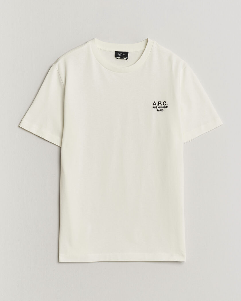 A.P.C. Rue Madame T-Shirt Off White – Hvit