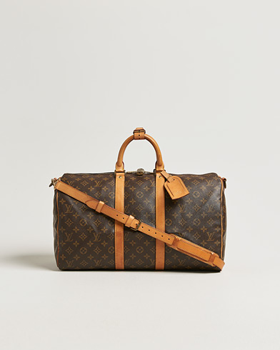 Louis Vuitton Pre-Owned Keepall Bandouliére 45 Monogram – Brun