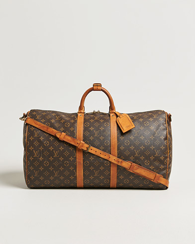Louis Vuitton Pre-Owned Keepall Bandouliére 55 Monogram – Brun