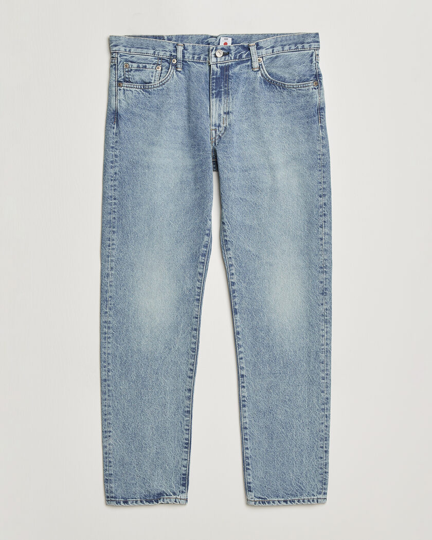  EDWIN Regular Tapered Jeans Used Light Blue – Blå