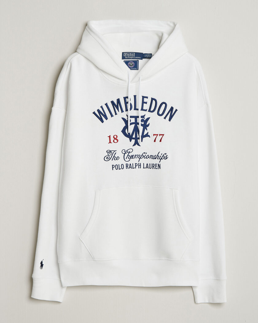 Polo Ralph Lauren Wimbledon Hoodie White – Hvit