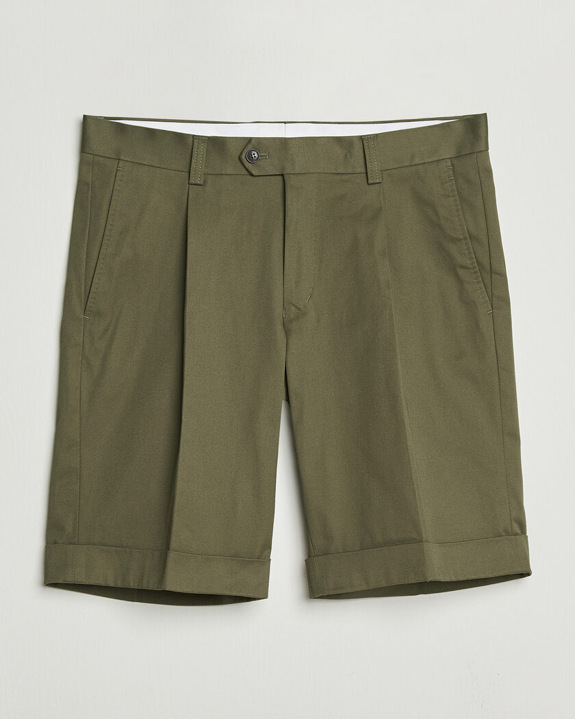Tiger of Sweden Tenut Cotton Chino Shorts Kalamata Green – Grønn