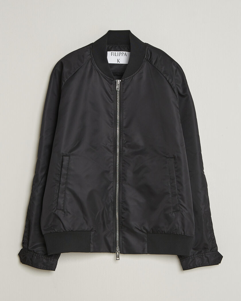 Filippa K Technical Bomber Jacket Black – Svart