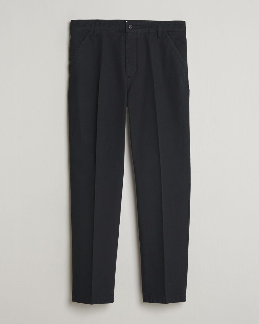 Filippa K Carl Cotton Trousers Black – Svart