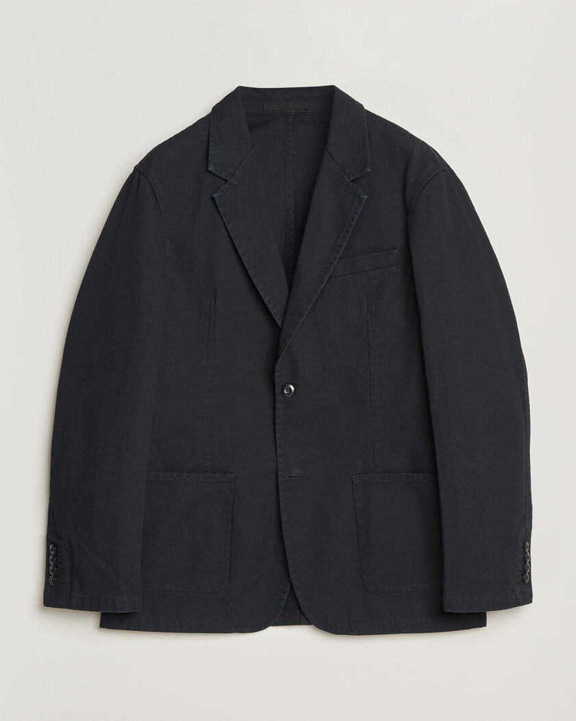 Filippa K Christopher Cotton Blazer Black – Svart