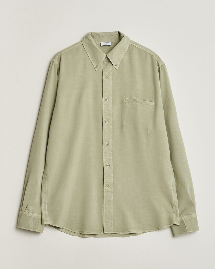 Filippa K Zack Lyocell Shirt Light Green – Grønn