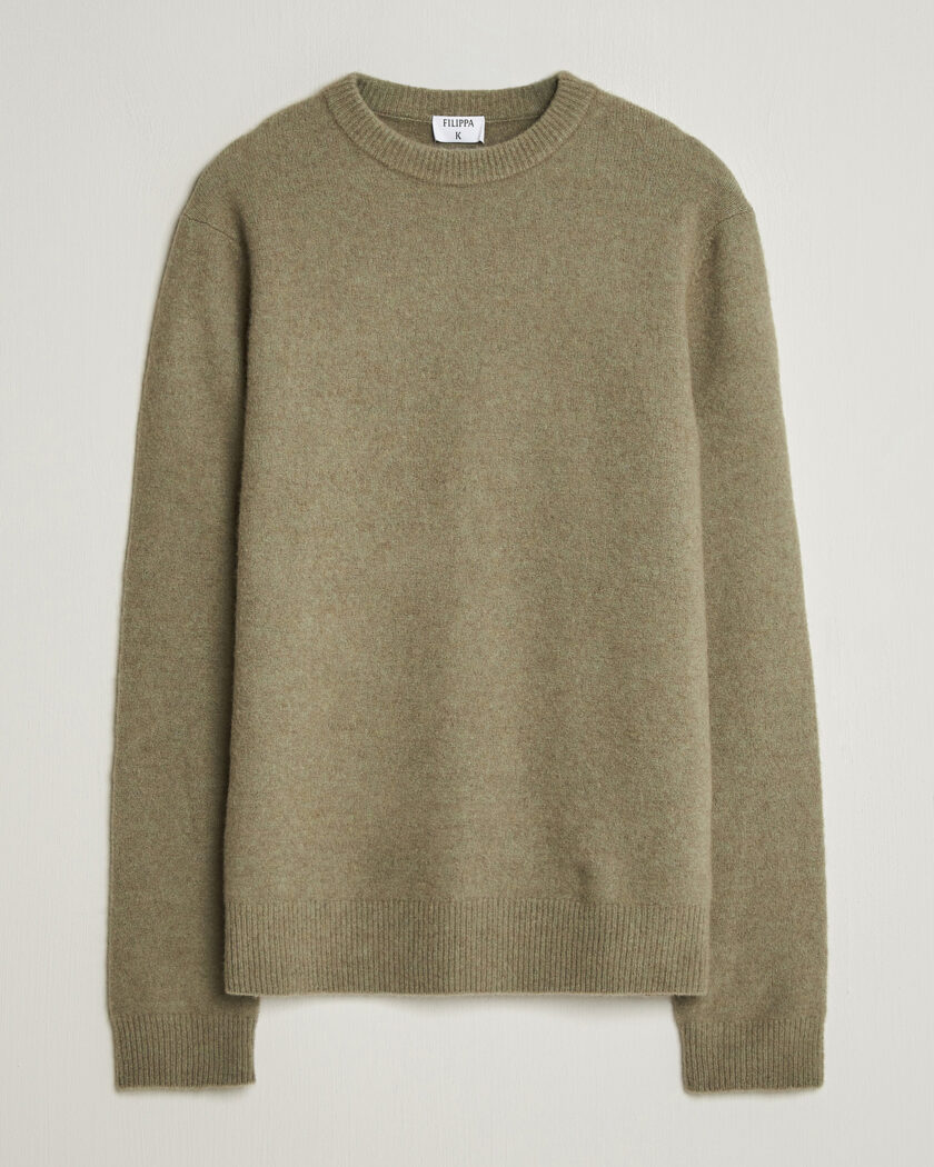 Filippa K Yak Knitted Sweater Light Green – Grønn