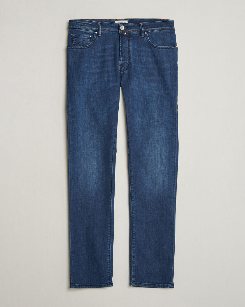 Jacob Cohën Bard Slim Fit Stretch Jeans Mid Blue – Blå