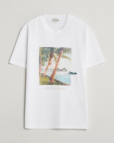 Jacob Cohën Cotton Logo T-Shirt White – Hvit