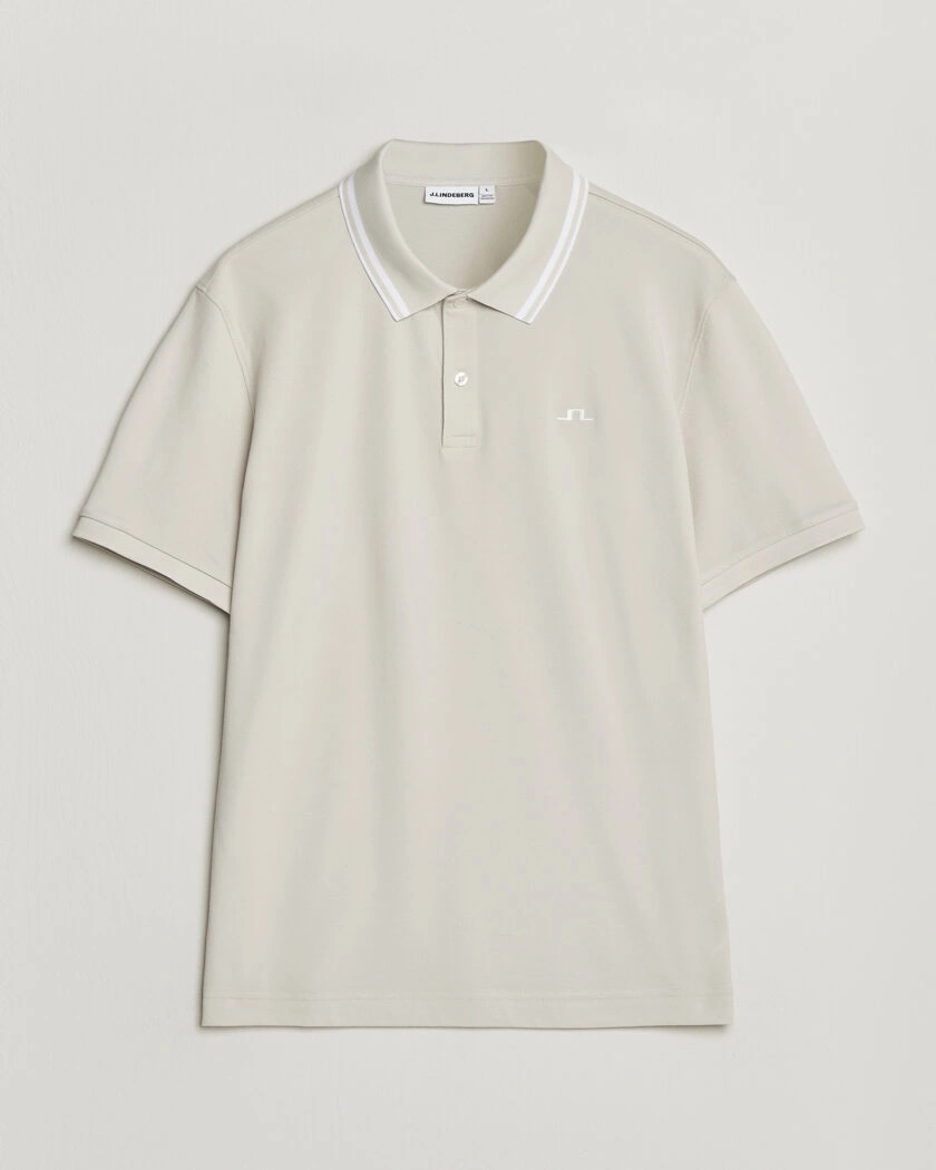 J.Lindeberg Joey Tipping Polo Moonbeam – Beige