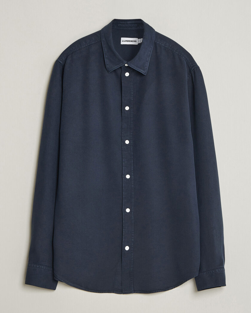 J.Lindeberg Zachary Tencel Shirt JL Navy – Blå
