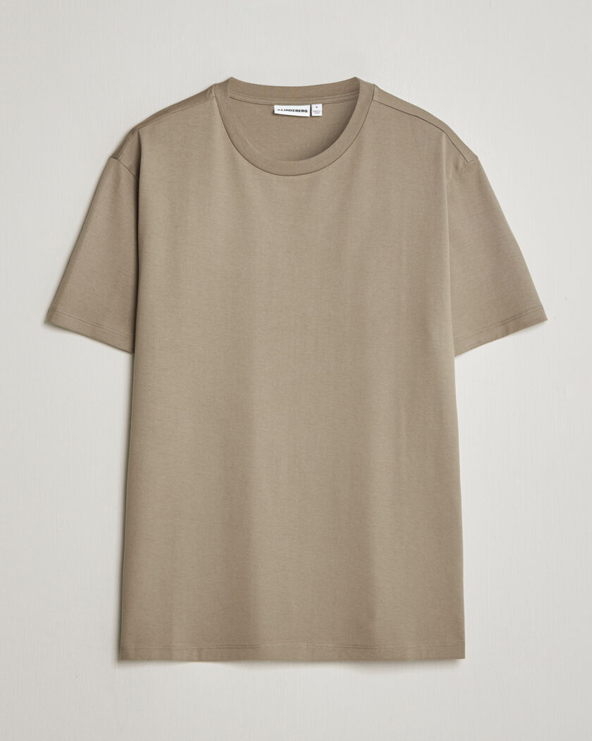 J.Lindeberg Sid Basic T-Shirt Brindle – Grønn