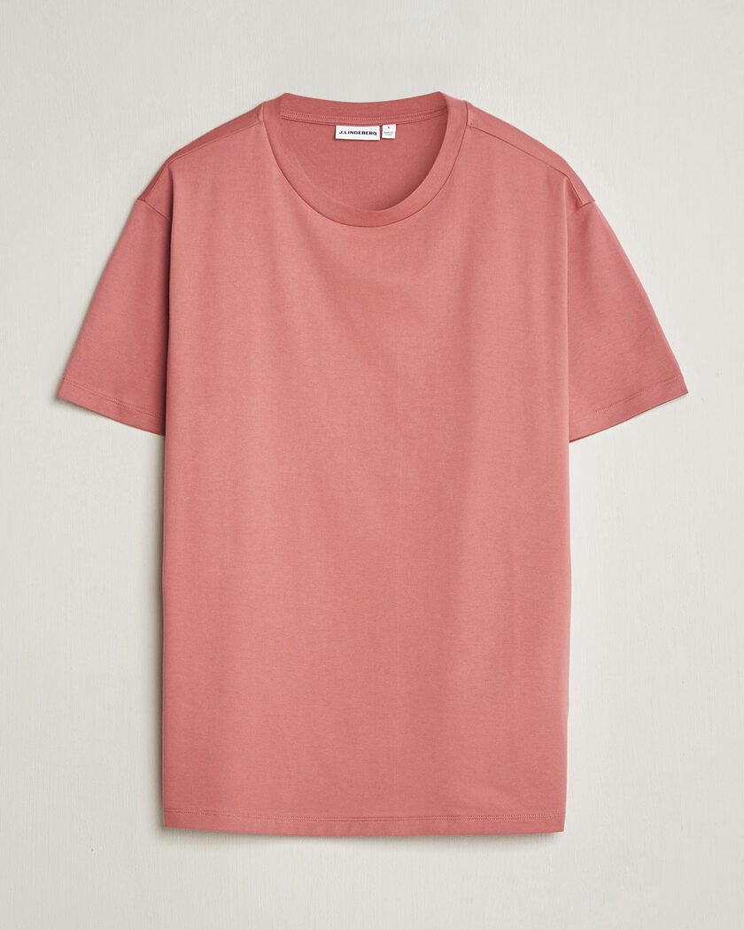 J.Lindeberg Sid Basic T-Shirt Withered Rose – Rød